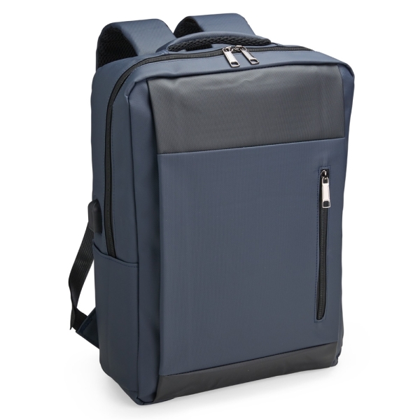 Mochila PU Impermeável Antifurto 22L 08156