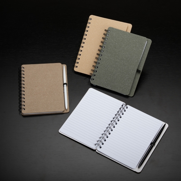 Caderno Kraft B6 com Porta Caneta - Image 2