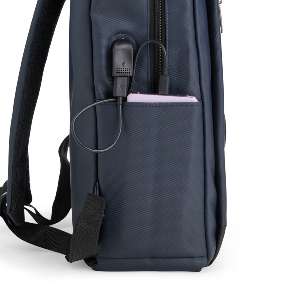 Mochila PU Impermeável Antifurto 22L 08156 - Image 2